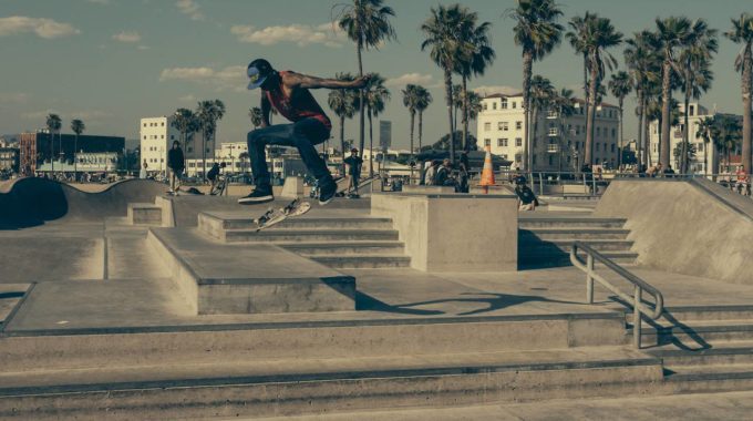 Skate Park Muscle Beach California